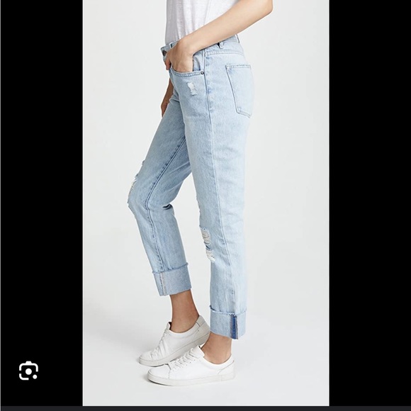 NWOT DL1961 | Stevie Slim Boyfriend Jean in Drifter - Picture 2 of 7